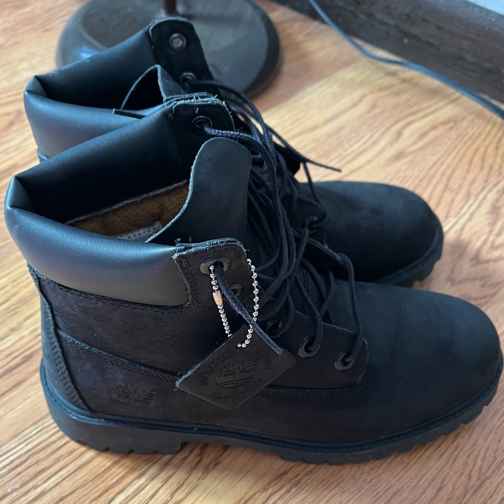 Black Timberland Boots